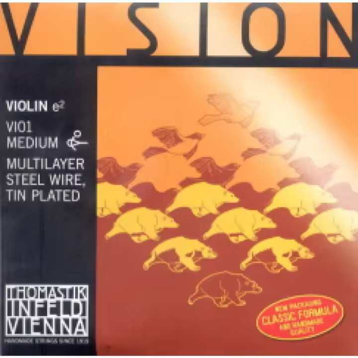 CUERDA VIOLIN-Thomastik (Vision/VI01) (Acero Multicapas) 1ª Medium Violin 1/4 - 1