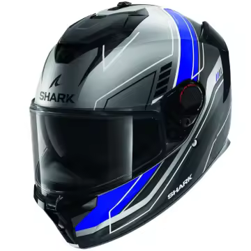 SHARK SPARTAN GT PRO TORYAN NEGRO/ GRIS/ AZUL MATE HE1316EABK - 1