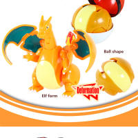 Figura De Anime Pokémon Pikachu Y Poké Ball Dual Morfología Muñeco De Snorlax Modelo De Pelota Para Niños Juguetes De Coleccionista - details 9