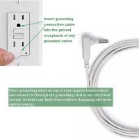 Sábana De Tierra Antiestática Con Fibra De Plata Suave 95% Algodón Y 5% Fibra De Plata Sábana Plana Para Cama Tapete De Descanso - details 7
