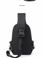 Bolsa De Pecho Casual Impermeable De Negocios Oxford Unisex Gran Capacidad Estilo Casual Decoración Sin Nada Cierre De Cremallera - details 23
