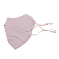 Máscara Facial De Seda Hielo Para Mujer Protección Solar Alta Calidad Color Sólido Transpirable Para Ciclismo Caza Correr Y Deportes Al Aire Libre - details 16