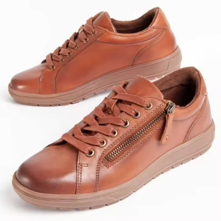 Zapato Casual De Piel Para Mujer.  Purapiel  Ailina  99458 - 1
