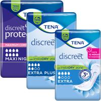 TENA Discreet Extra x 80 - Compresas Diarias para la Incontinencia Femenina - Absorción Media para Pérdidas de Orina - Hasta 12 Horas de Sequedad - 4 Pack de 20 = 80 Unidades - details 1