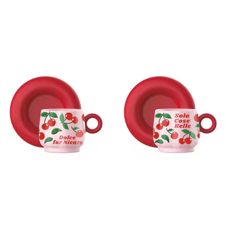 Bialetti Set 2 Tazas de Cereza - 1