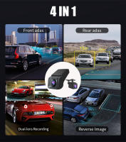Cámara De Coche Full HD 170° Ángulo Amplio Con Doble Grabación Delantero Y Trasero DVR Para Android ADAS USB TF Carte SD 32G 64G - details 23