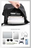 Mochila moderna para hombre, bolso de viaje informal de alta gama, mochila enrollable plegable, bolso de ocio al aire libre - details 10