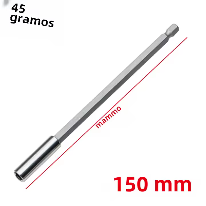 Rodillo De Conexión De Extensión Hexagonal 150mm Con Mango 1/4 Para Herramientas De Trabajo En Madera Accesorios De Cambio Rápido - 1