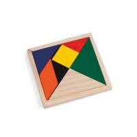 Puzzle Tangram. Rompecabezas de lógica y desarrollo mental. Perfecto para que niños y adultos desarrollen su inteligencia y creatividad imitando las figuras que incluye. Un original y práctico regalo educativo para niños y niñas en eventos infantiles - details 1