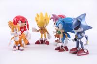 Set De 6 Figuras Miniatura Sonic Personajes De Peluche Shadow Y Cola Modelo De Juguetes Para Niños 5-7cm Regalo De Cumpleaños - details 5