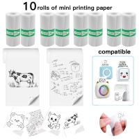 Papel Térmico Blanco Para Impresora Mini 20 Rollos Autoadhesivo Para Fotos/Checklist/Notas Impresión De Texto Negro 57x25mm - details 5