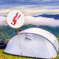 Kit De Accesorios Para Tienda De Campaña 5 Piezas Amortiguador De Tensión Ajustable Para Exterior Camping Fijación De Cuerda S Tipo Herramientas De Exterior - details 1