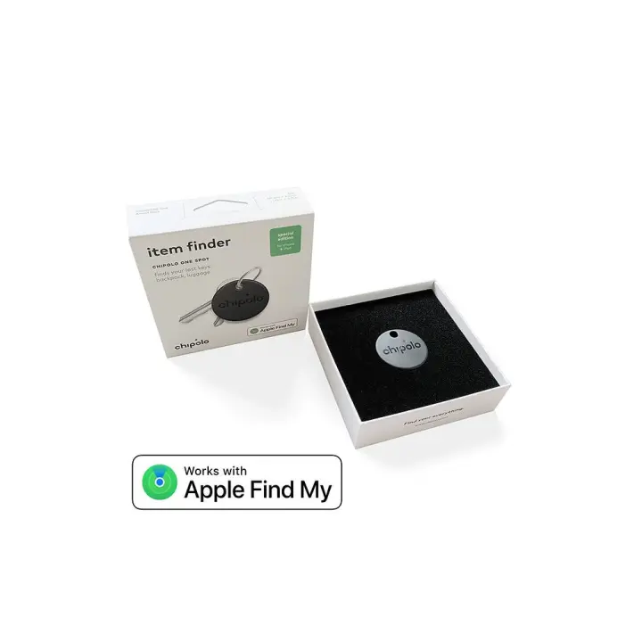 CHIPOLO ONE SPOT NEGRO BUSCADOR DE OBJETOS COMPATIBLE CON BUSCAR DE APPLE IOS - 1