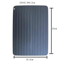 Placa De Descongelación Rápida De Aleación De Aluminio Para Carne Pescado Fruta Herramientas De Cocina Domésticas Forma Rectangular - details 4
