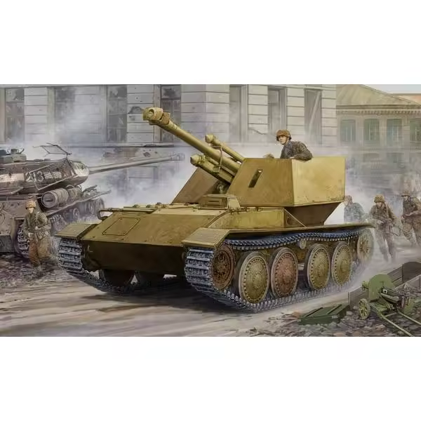TROMPETADOR 01586 KRUPP ARDELT WAFFENTRAGER 105 mm LEFH-18 1/35 - 1
