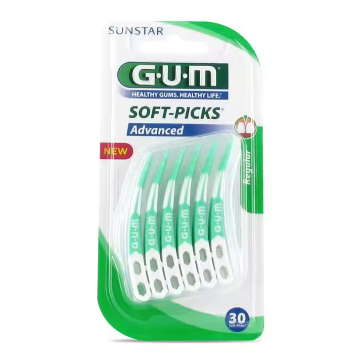 Gum Soft-picks Advanced para Cuidado Dental - 30 Uds - 1