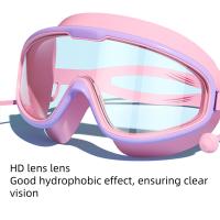 Gafas De Natación Impermeables Con Antiniebla Y Protección UV Para Exterior Con Tapones Para Oídos Gran Marco Para Adolescentes Y Adultos Mayores De 14 Años - details 4