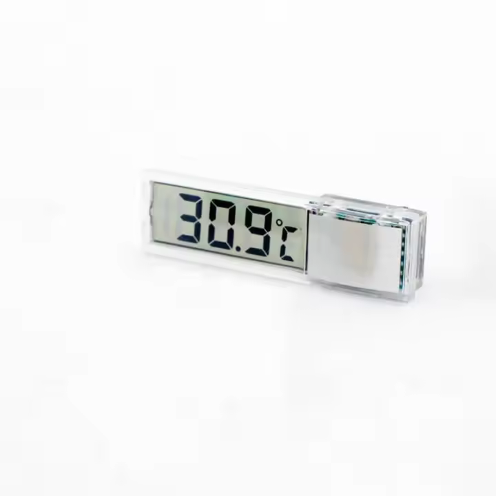 Termómetro De Acuario Digital LCD Impermeable Para Tanque De Peces Y Tortugas Decoración Para Acuario 3D Medidor De Temperatura - 1