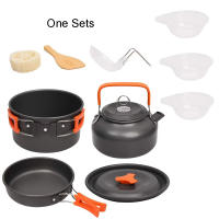 Kit De Cocina Para Camping 1 Pieza Set De Cocina Al Aire Libre Equipamiento De Aluminio Para Viajes Picnics BBQ Con Capacidad Mayor a 3L - details 9