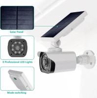 Lámpara Solar Comparación Jardín Monitoreo Cámara Falsa Detección Cuerpo Humano Reflector Fuego - details 3