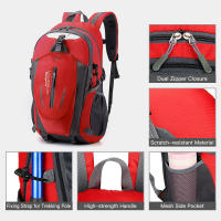 Mochila De Senderismo 40L Impermeable Ligera Para Exteriores Trekking Viajes Para Hombres Y Mujeres Mochila Suave De Poliéster - details 3