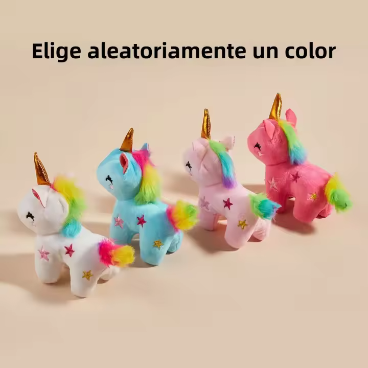 Juguete De Peluche En Forma De Unicornio Para Perros Tamaño Random Color Juguetes Interactivos Para Masticar Y Limpiar Los Dientes - 1