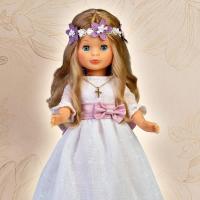 Nancy Colección Comunión corona de flores rubia Famosa NAL0100 - details 2