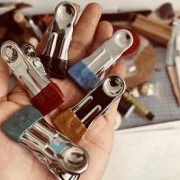 Herramienta De Fijación De Cuero DIY 5Pcs Herramienta De Artesanía De Cuero Con Assistente Metálico Para Manualidades - details 1