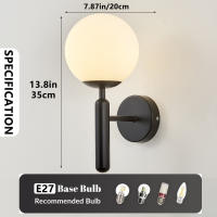 Lámpara De Pared Moderna Para Interior Adecuada Para Dormitorio Y Sala De Estar Decoración De Hogar Fuente De Luz LED Incluida Montaje En Pared - details 1