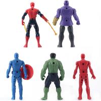 Juego De 5 Figuras De Acción De Superhéroes Para Niños Spiderman Hulk Ironman Set De Juguetes De Avengers Decorativos Dolls Regalos Para Niños - details 4