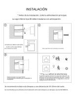 Lámpara De Pared Revestida LED Con Sensor PIR Para Pasillos Escaleras Y Estepes Iluminación Moderna Interior Para El Hogar - details 19