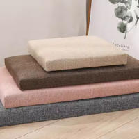 Reposapiés otomano de almacenamiento, taburete plegable para pies, caja de almacenamiento, taburete para el hogar, taburete para pies, banco, caja grande para guardar ropa de lino - details 8