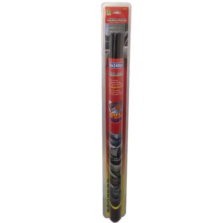 MOLCARAUTO Película solar de vidrio para coche, protección de ventana negra oscura - 1