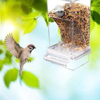 Alimentador Y Bebedor Automático Para Pájaros Acrylic Caja De Alimentos Para Pequeños Y Medianos Pericos Accesorios De Jaula - details 1