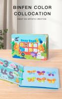 Juego De Educativos Montessori Para Niños Con Adhesivos Libro Ocupado Animal Números Juego De Puzzle De Alineación Regalo De Juguetes Educativos Para Niños - details 28
