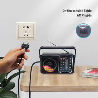 Radio Portátil AM FM De Batería Mejor Receptor Duración Extendedas Para Emergencias Huracán Caminar Correr Televisión Radio - details 4