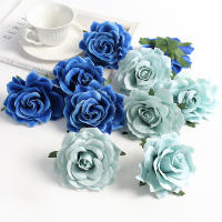 2/5Pcs Rosas Artificiales De 11CM Para Decoración De Hogar Y Jardín Decoración De Boda Y Fiesta Accesorios Para Manualidades - details 2