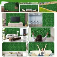 Pared De Plantas Artificiales 40x60cm Falso Césped Y Maleza Mat De Hierba Verde Falsa Panel De Valla Para Decoración De Hogar Y Jardín - details 7