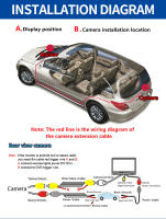 Cámara De Visión Trasera Para Coche Compatible Con Mercedes Benz W245 B-Class B150 B160 B170 B180 B200 C-Class W203 CCD NTSC Impermeable - details 8