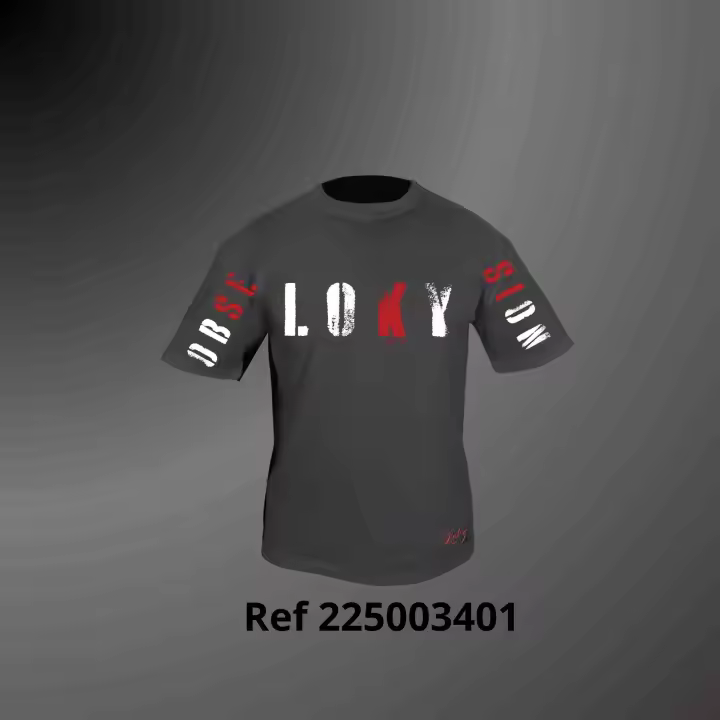 2250034-camiseta-oversize-urban-diseno-loky-rojo-y-blanco-oversizecamiseta - 1