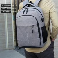Mochila de viaje para hombre y mujer, bolso de ordenador sencillo, a la moda, ideal para estudiantes - details 15