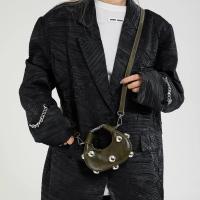 Bolso Mini Retro Versátil Para Mujer Con Gran Hebilla Lujo Diseñador Bolso Cruzado De Hombro Para Mujer Streetwear Material PU - details 1