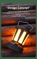 Lámpara De Camping Retro Portátil Lanternas Solares/Carga Tipo-C Luz De Emergencia Para Colgar En La Tienda De Acampar Y Escalada Al Aire Libre Jardín - details 25