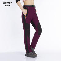 Pantalones De Hielo LNGXO Para Mujer Impermeables Y Cálidos De Poliéster Y Spandex Para Senderismo Trekking Camping Esquí Outdoor Resistente Al Viento Trousers Gruesos - details 18