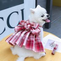 Traje De Vestido Para Perro Con Correa Arnes De Enlace Vestido De Sastre Para Mascotas Material Poliéster Estilo Princesa - details 12