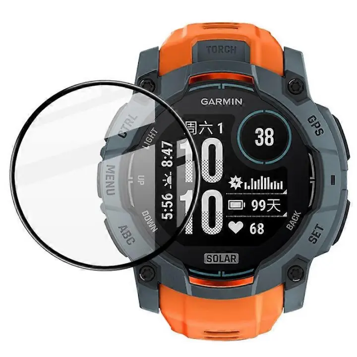 For Garmin Instinct 3 45mm Screen Protector Anti Scratch  Watch Film - 1