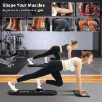ALLINLIFE Tabla De Pilates, Juego De Reformador De Pilates, Tablas De Pilates 12 En 1 Para Entrenamiento En Casa, Portátil, Plegable, Máquina De Ejercicios De Pilates, Tabla Reformadora De Pilates - details 6