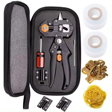 Tijeras para injertos Cuchillo para injertos Tijeras de podar Máquina para injertar plántulas Herramientas para injertos Herramientas de jardinería - 1
