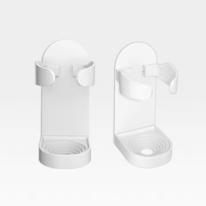 Soporte autoadhesivo para afeitadora (paquete de 2) compatible con Philips Series 7 y 9 (blanco) - 1