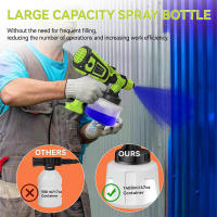 1400ML PISTOLA DE PULVERIZACIÓN eléctrica, aerógrafo con revestimiento de acero, pintura, 5 boquillas, adecuado para muebles, armario, valla, puerta de pared, obras de bricolaje,1000W - details 0